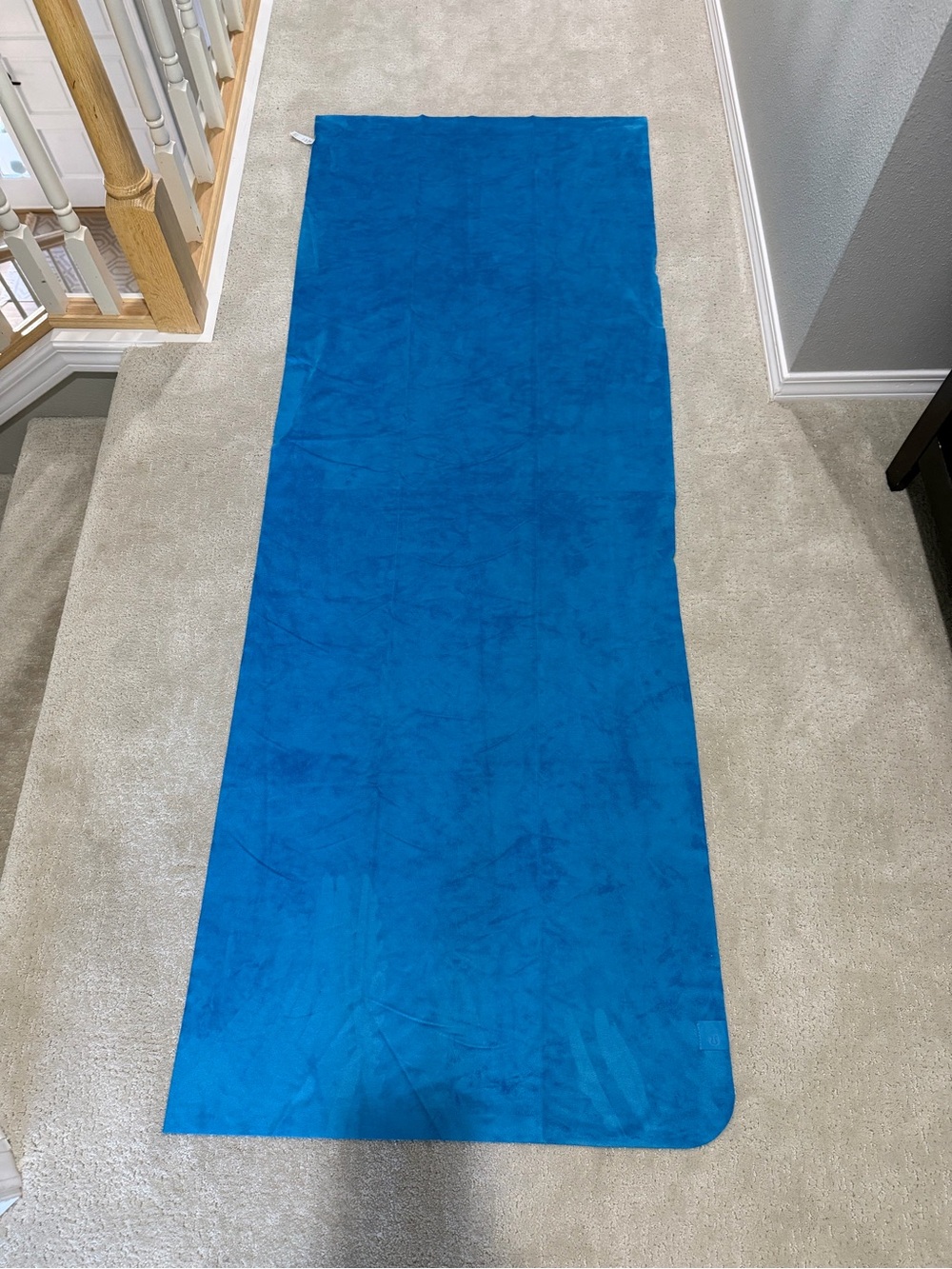 lululemon athletica Teal Microfiber Yoga Towel